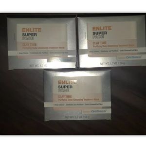 3X ENLITE SUPER FACE Clay Purifying Deep Masks